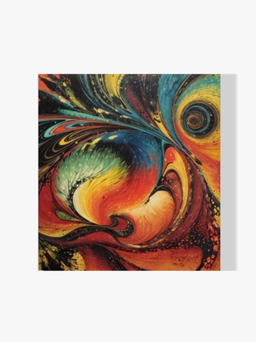 Abstrakte Kunst - Malen nach Zahlen