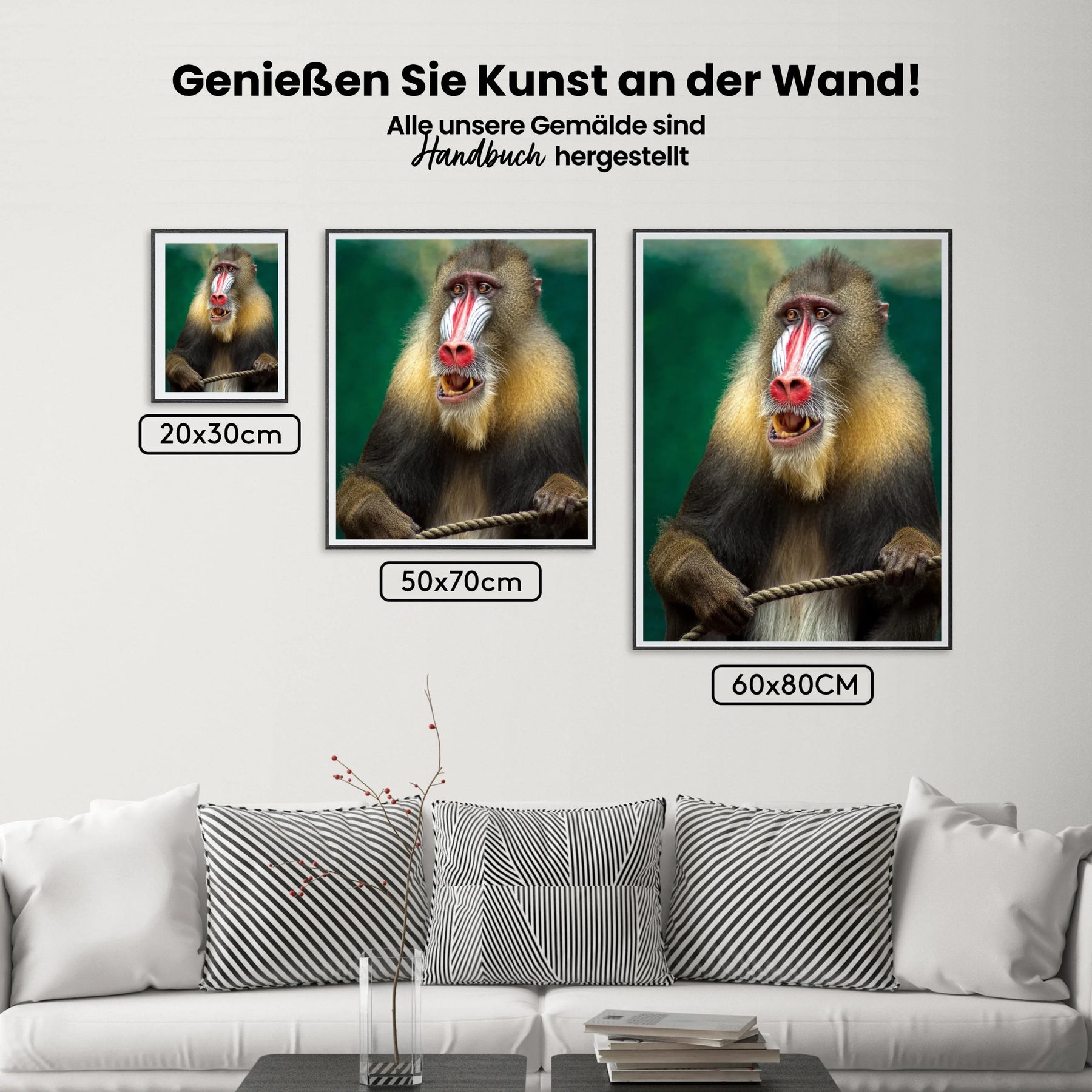 Baboon - Malen nach Zahlen