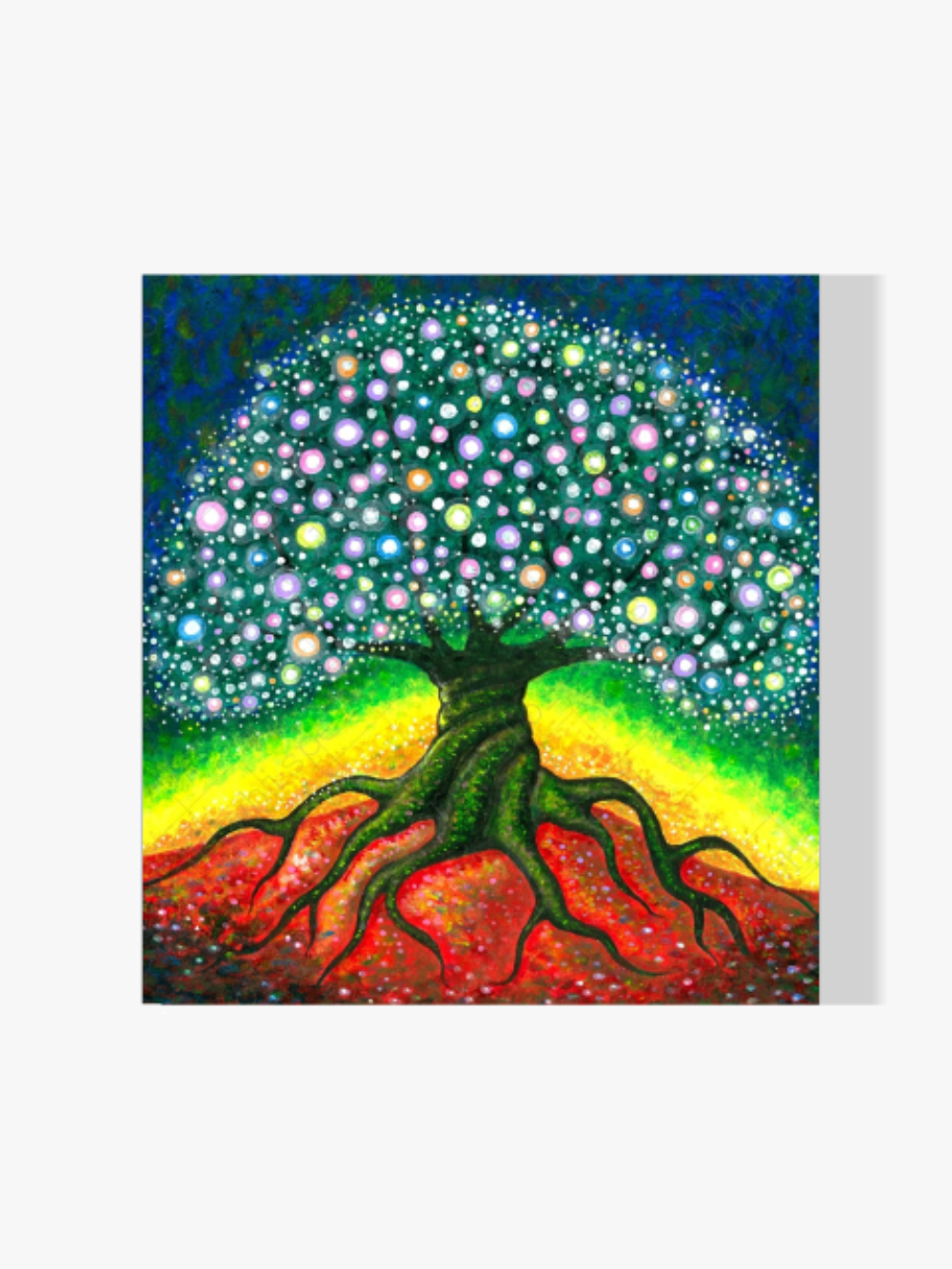 Baum Abstrakt - Malen nach Zahlen