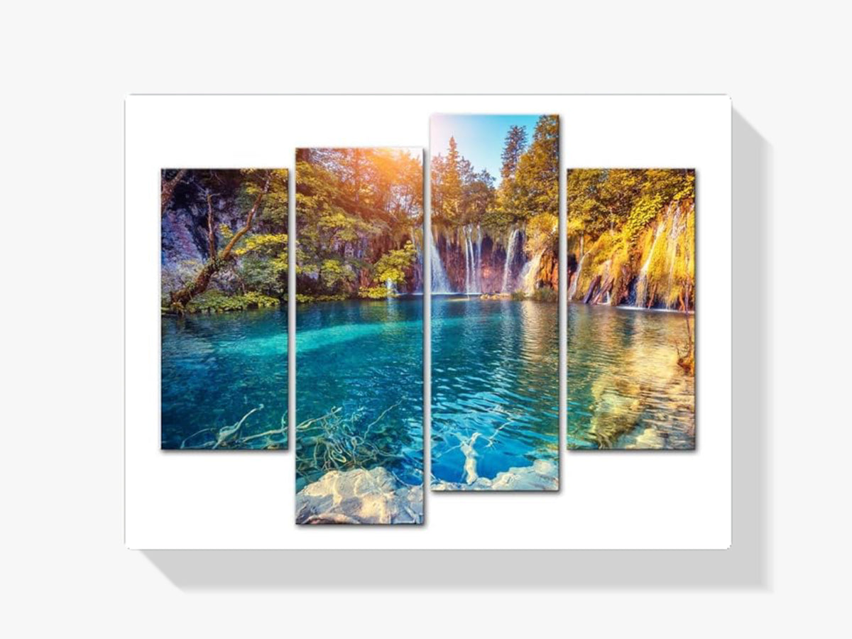 Besonderer See - Malen nach Zahlen