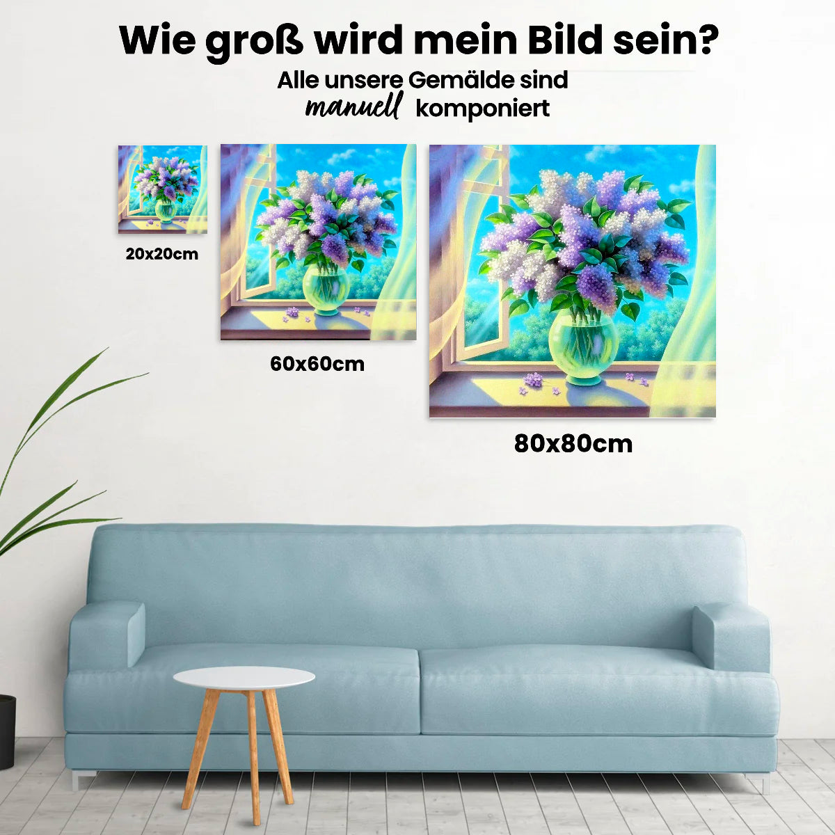 Blumen In Vase - Malen nach Zahlen
