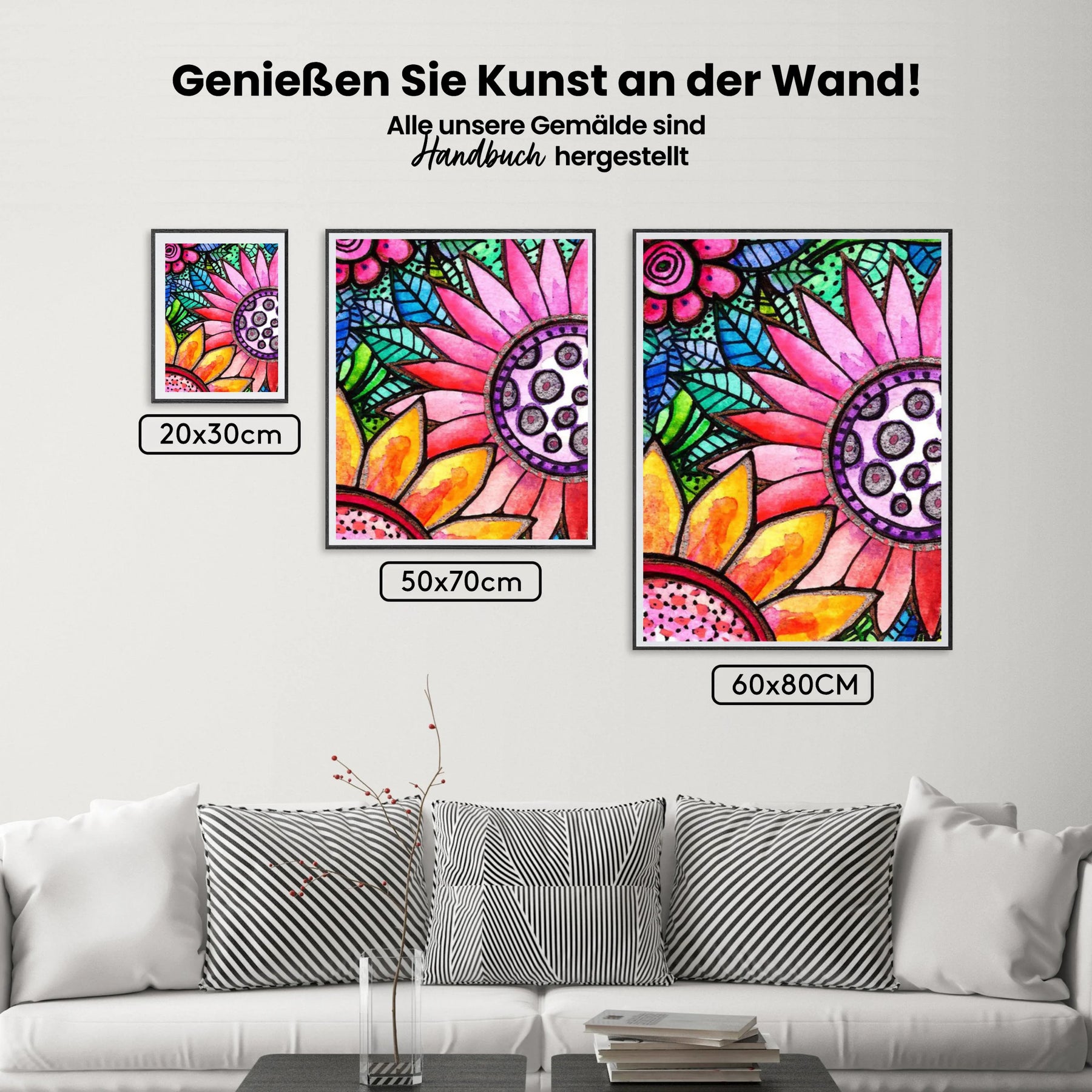 Blumen - Malen nach Zahlen