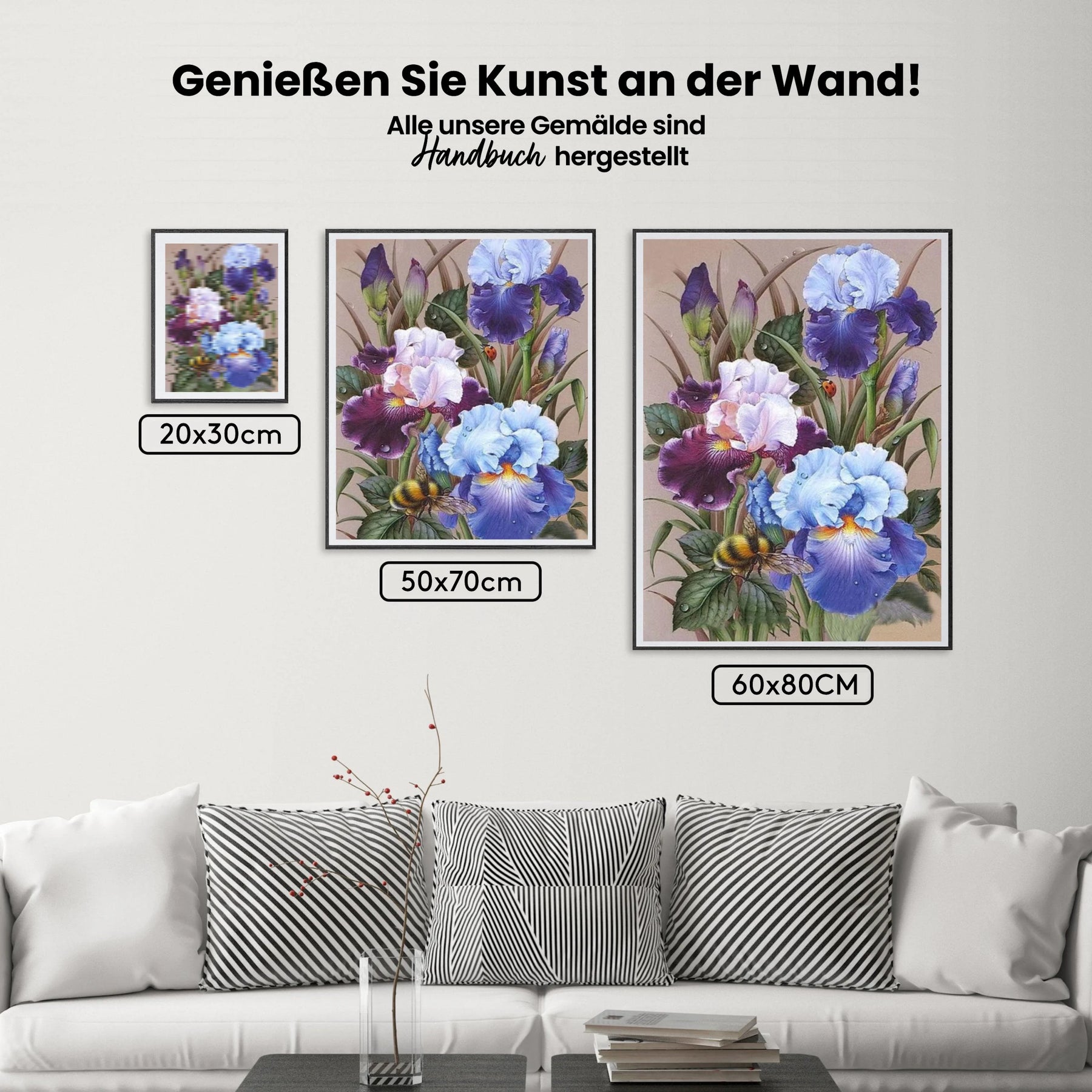 Blumen - Malen nach Zahlen