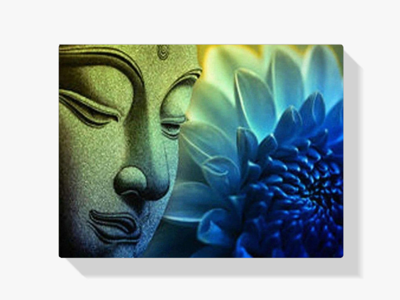 Buddha und Lotus - Malen nach Zahlen