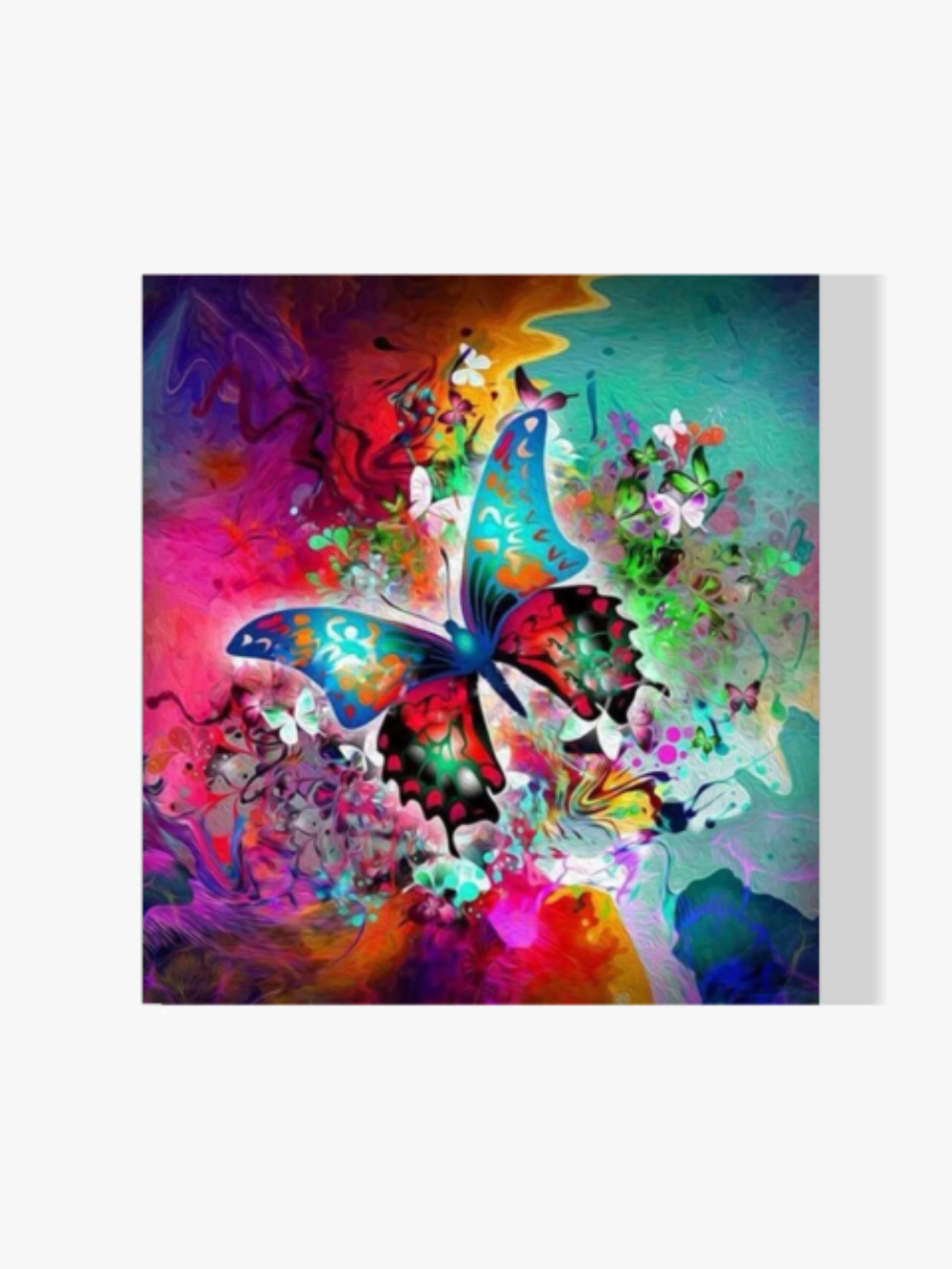 Bunter Schmetterling - Malen nach Zahlen