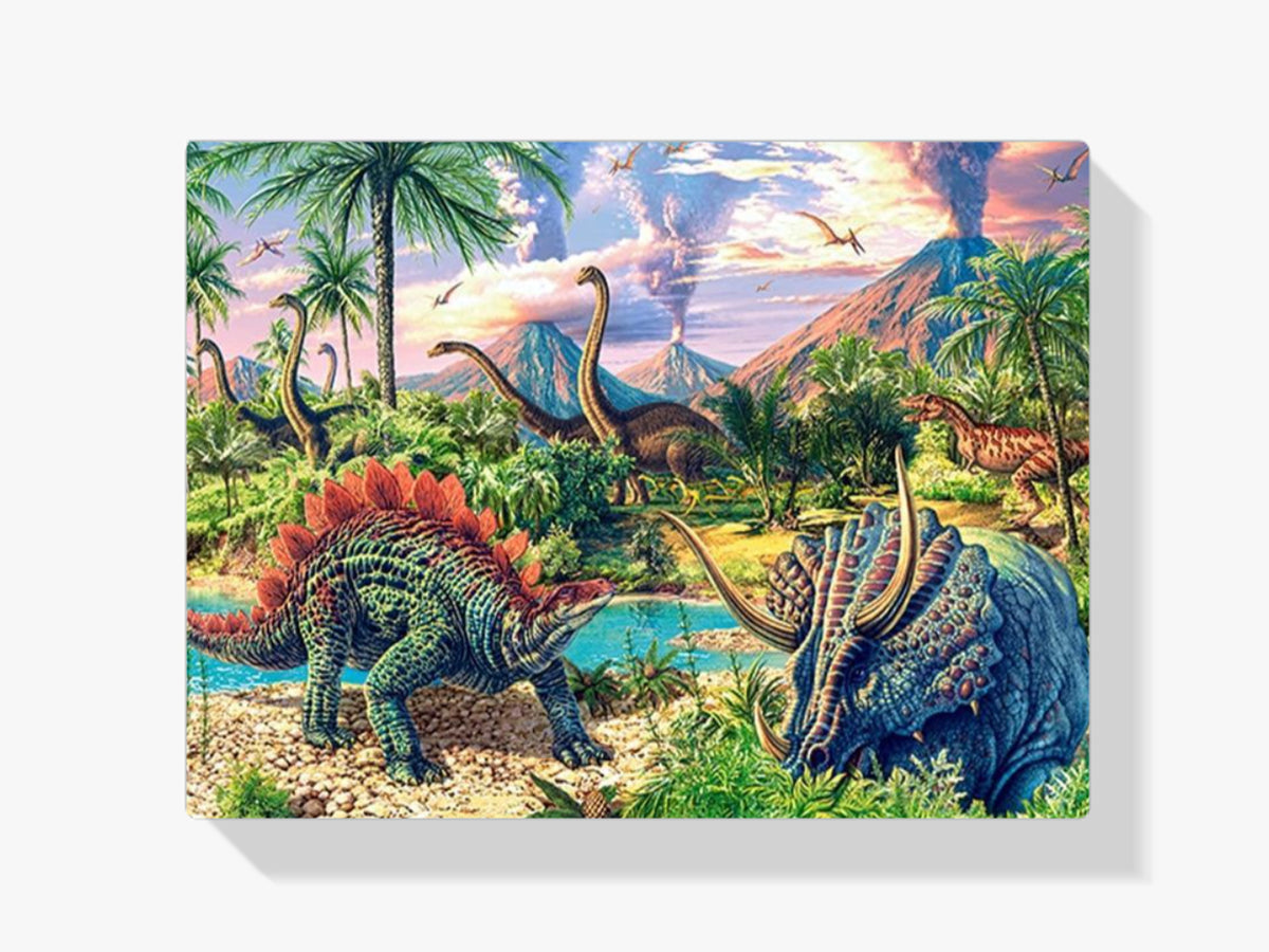 Dinosaurier - Malen nach Zahlen