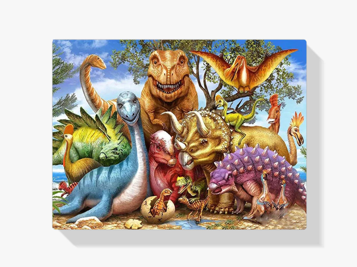 Dinosaurier - Malen nach Zahlen