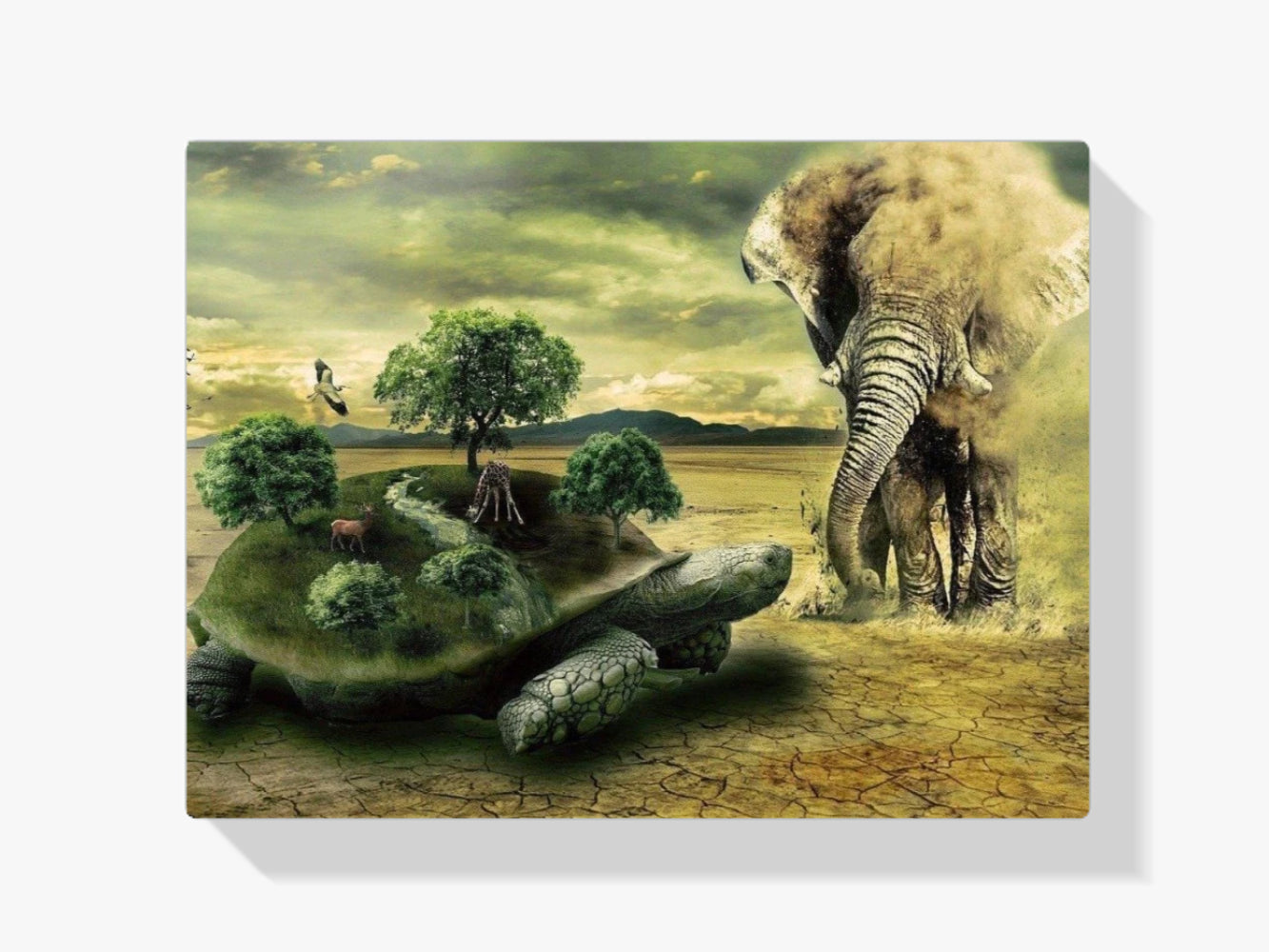 Elefant in der Traumwelt - Malen nach Zahlen