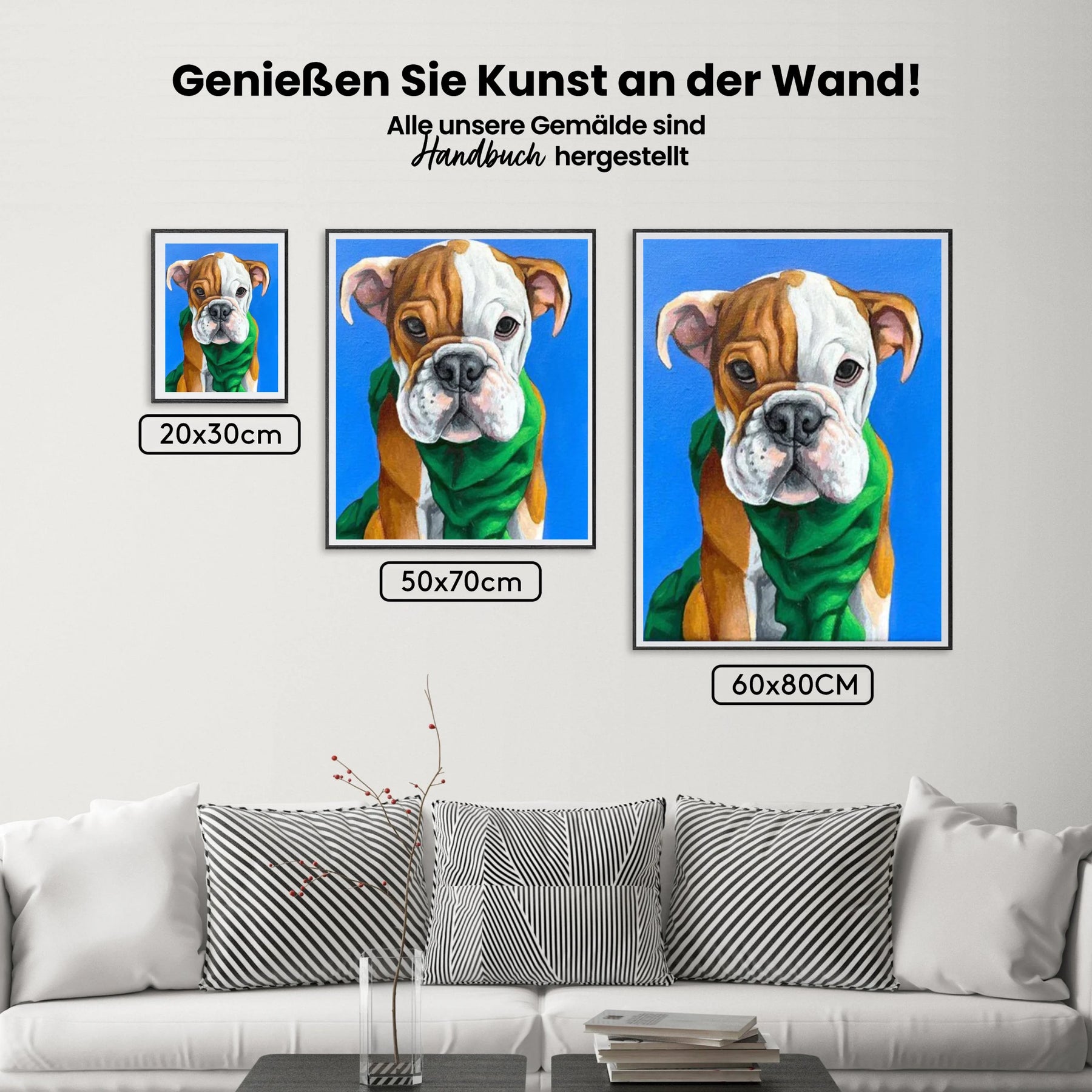 Englische Bulldogge - Malen nach Zahlen