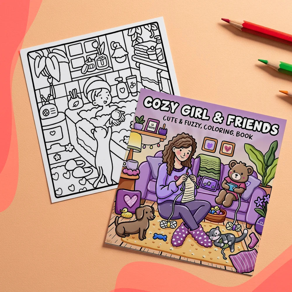 Måla efter siffror - 6 minimålningar | Set med abstrakta affirmationer