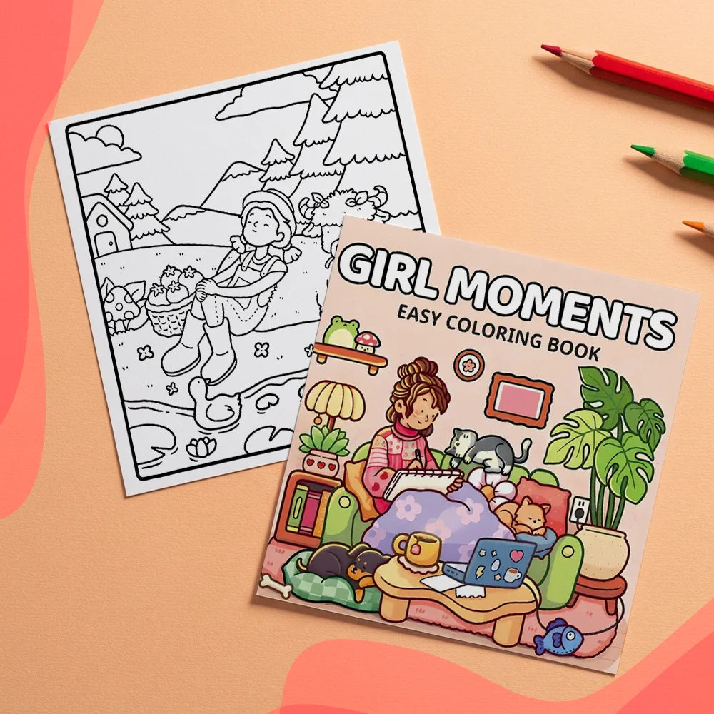 Måla efter siffror - 6 minimålningar | Set med abstrakta affirmationer