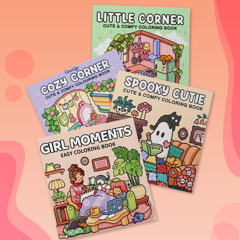 Måla efter siffror - 6 minimålningar | Set med abstrakta affirmationer