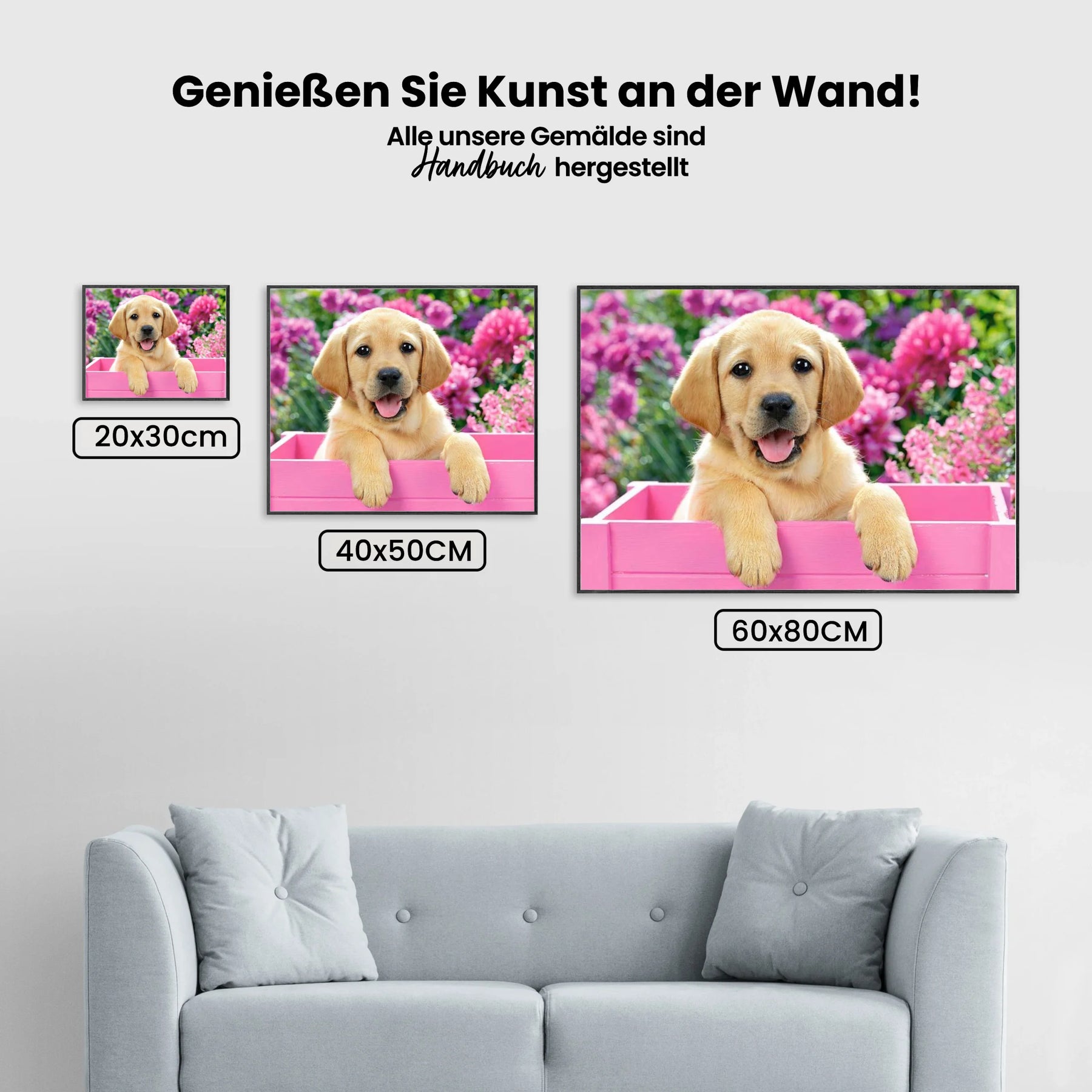 Golden Retriever - Malen nach Zahlen