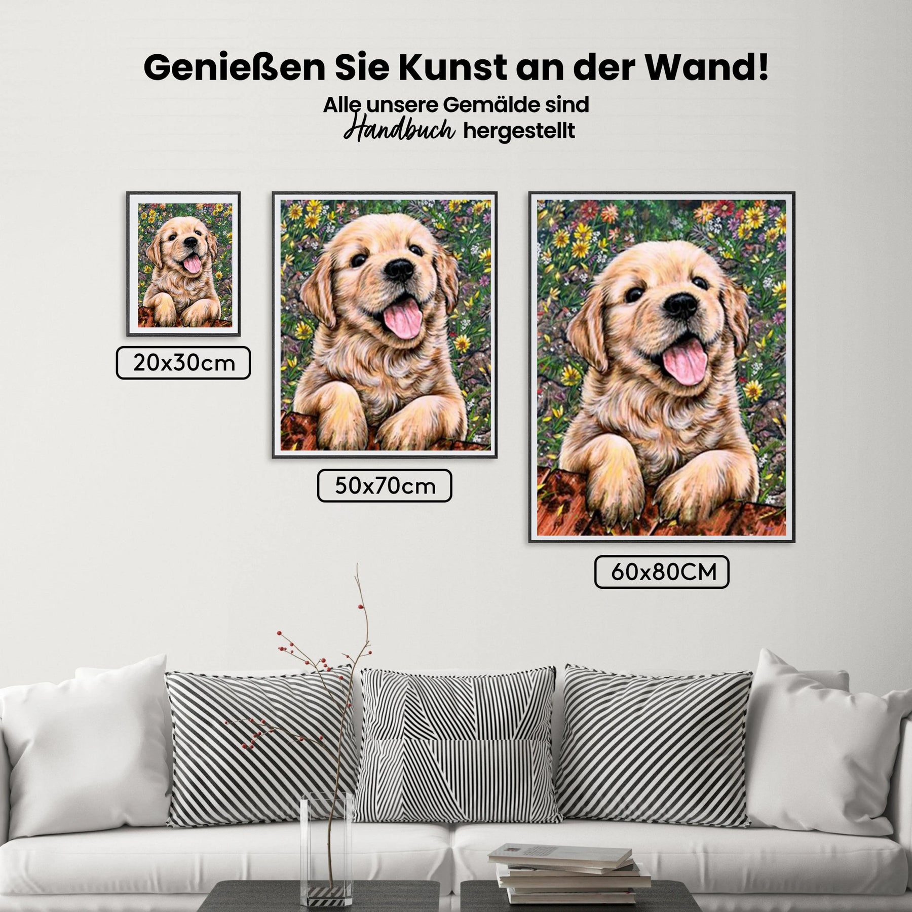 Golden Retriever - Malen nach Zahlen