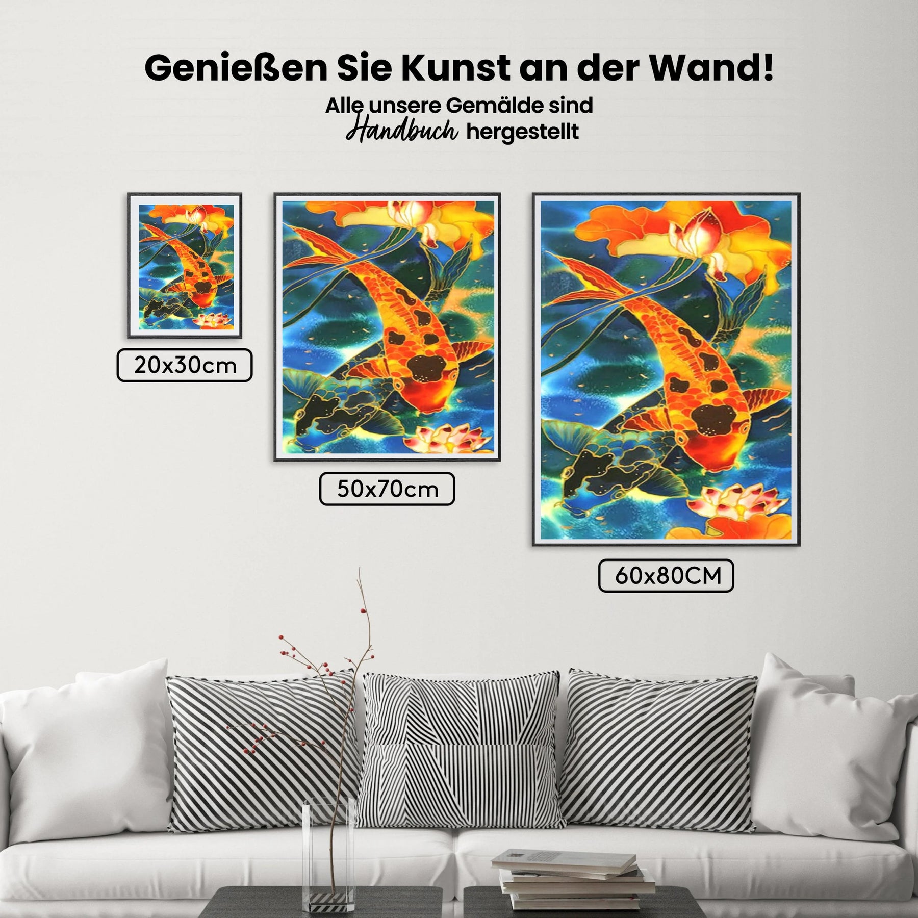 Goldfisch | Großformat - Malen nach Zahlen
