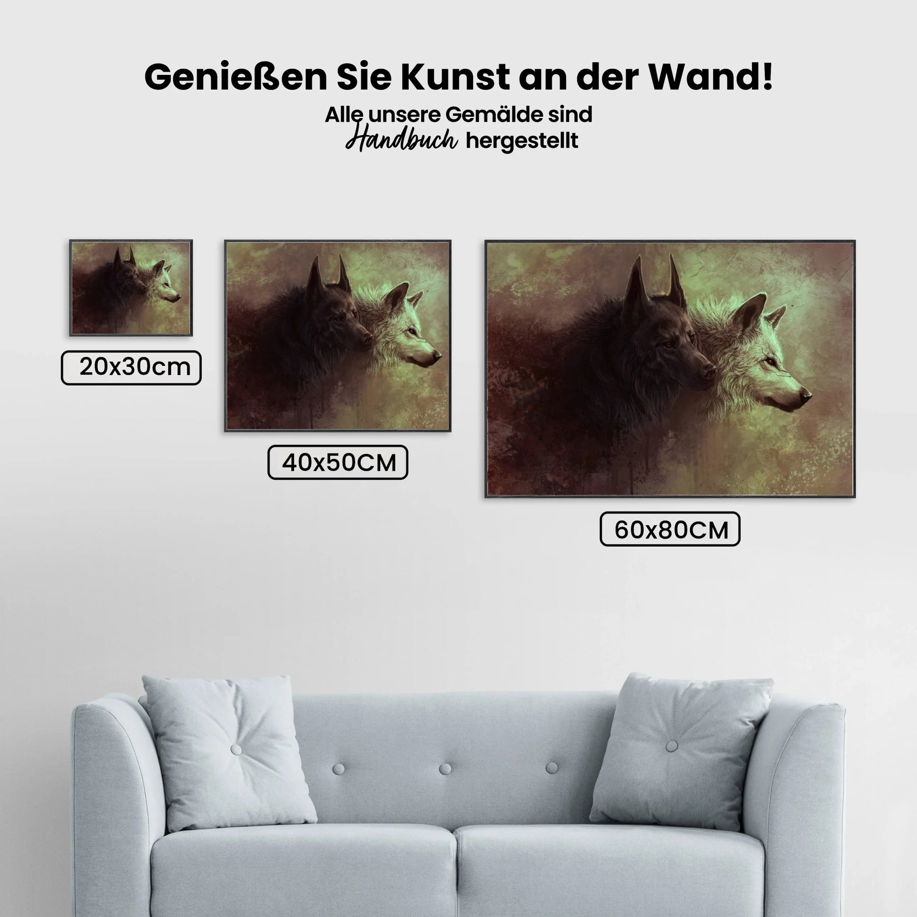 Grunge Rote Augen - Malen nach Zahlen