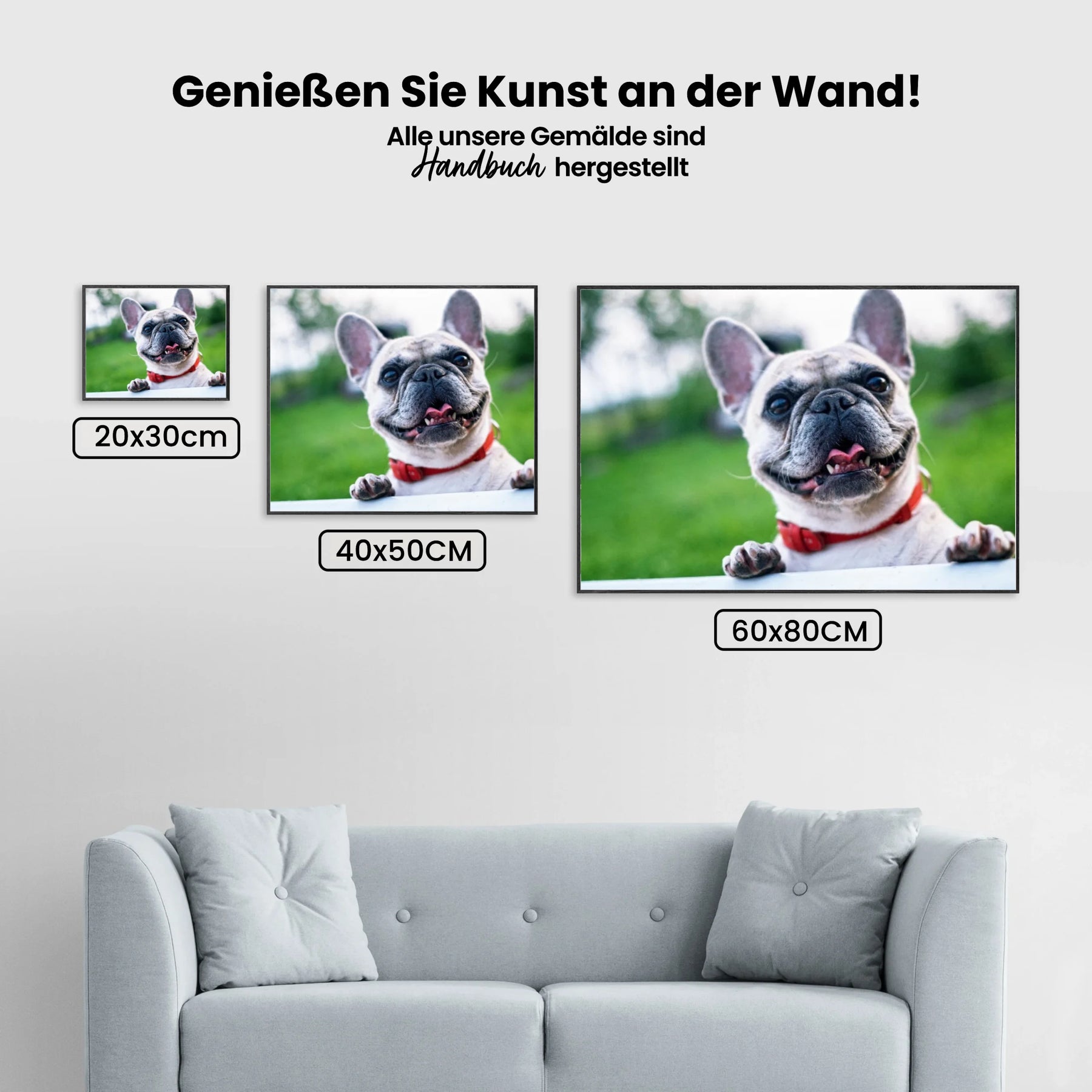 Happy Bulldog - Malen nach Zahlen