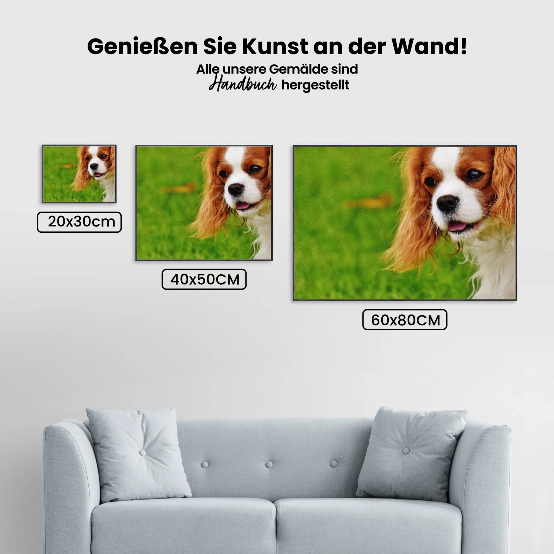 Hundeportrait - Malen nach Zahlen