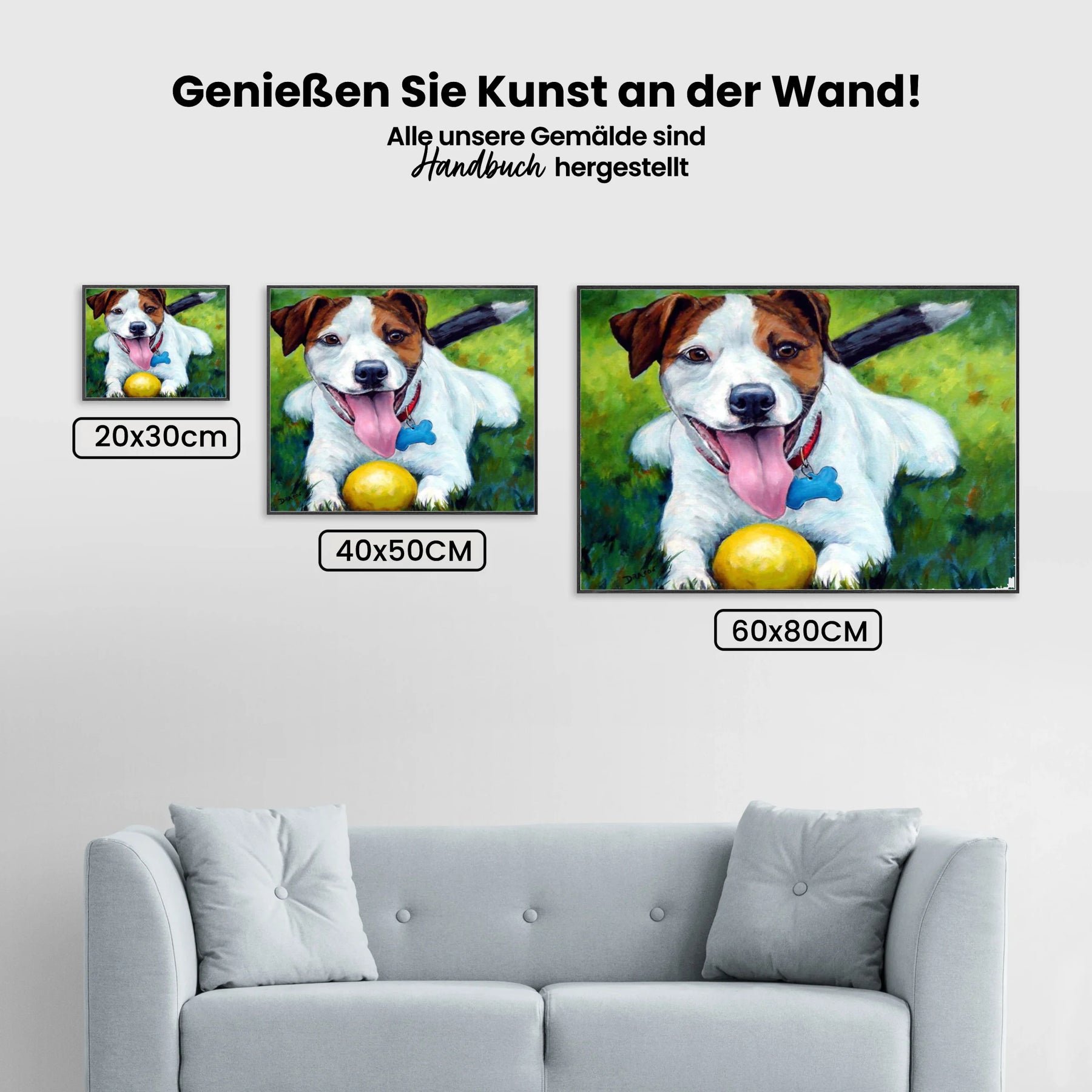 Jack Russell - Malen nach Zahlen
