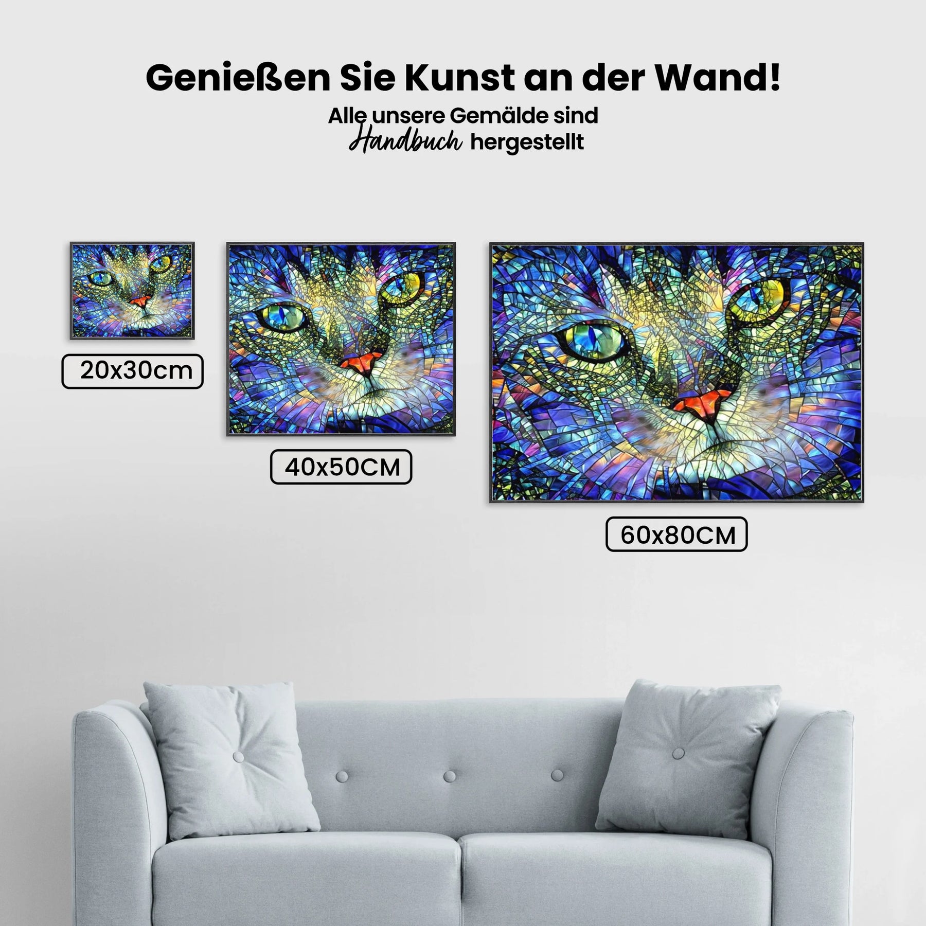 Katze - Malen nach Zahlen