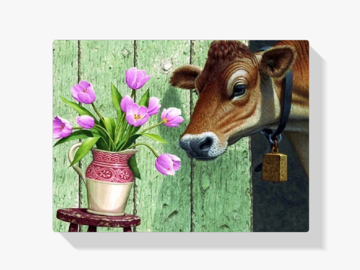 Kuh - Malen nach Zahlen