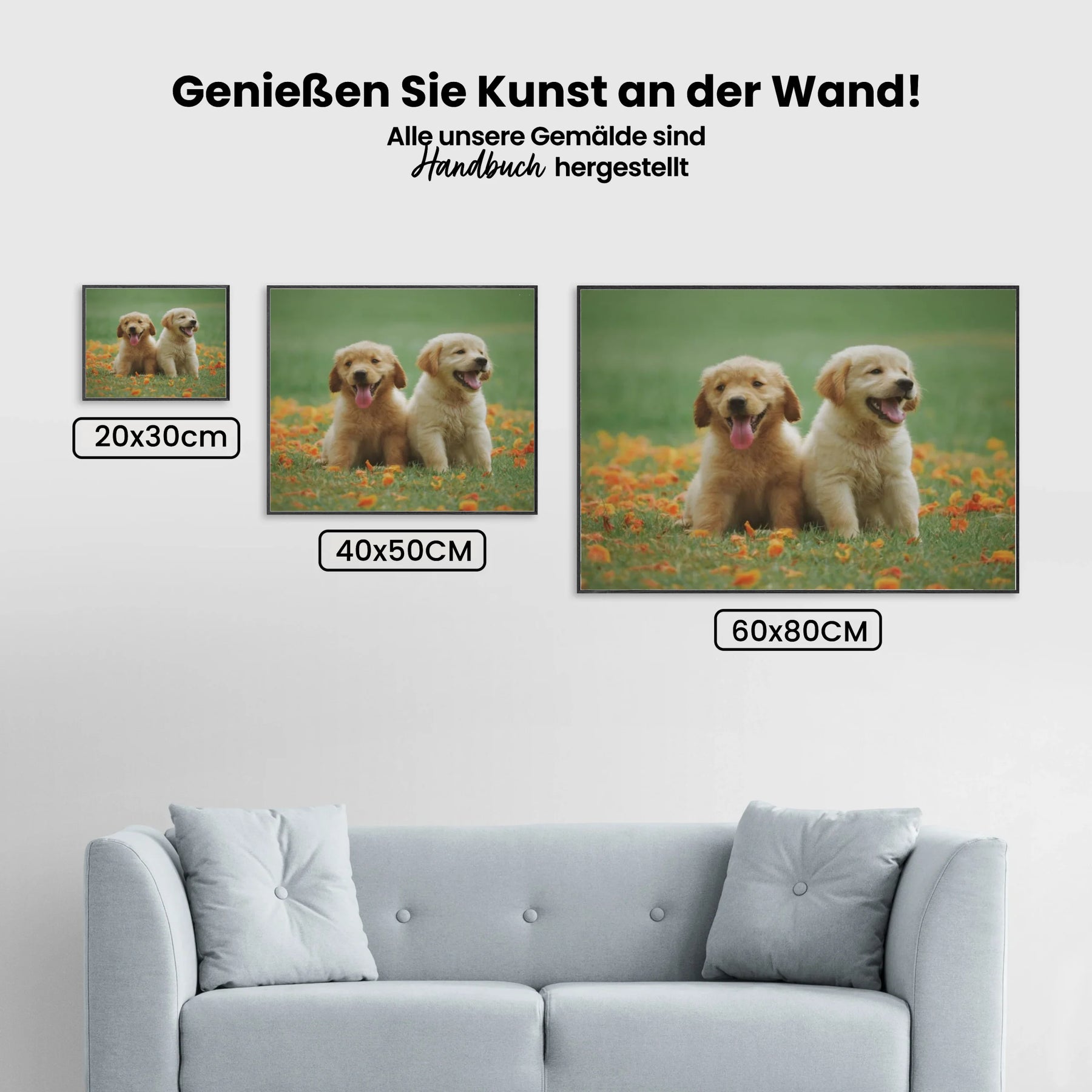 Labrador Welpen - Malen nach Zahlen