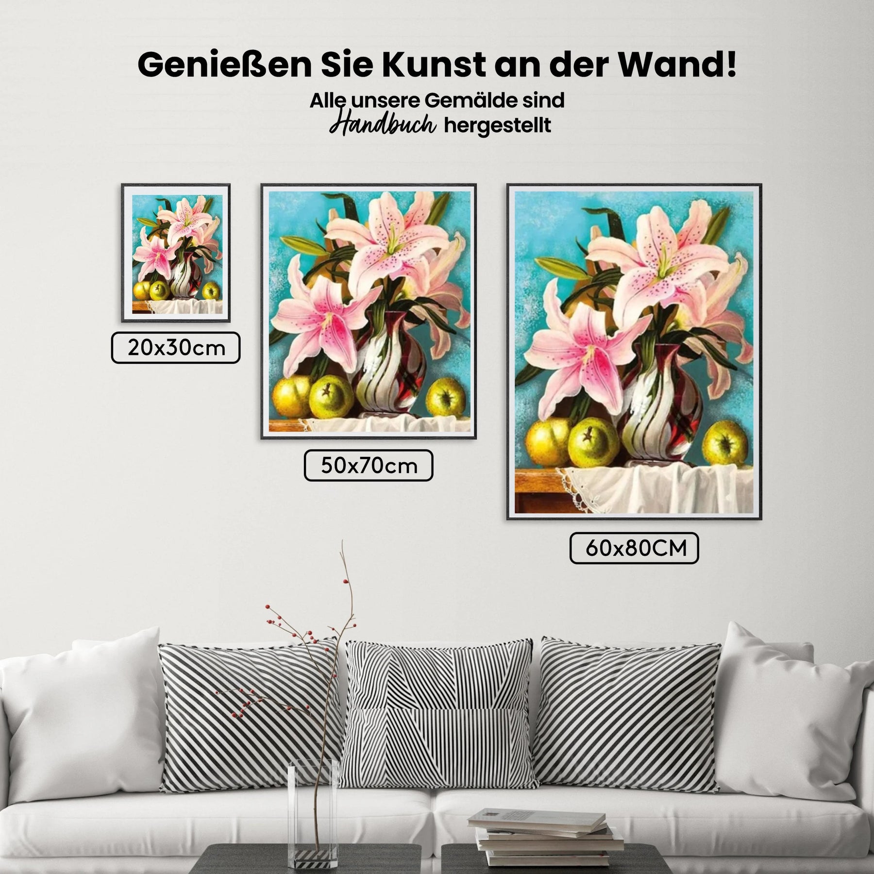 Lilien - Malen nach Zahlen
