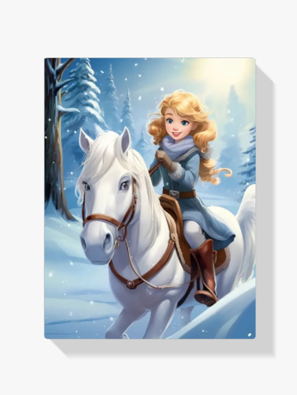 Mädchen und Pferd - Malen nach Zahlen