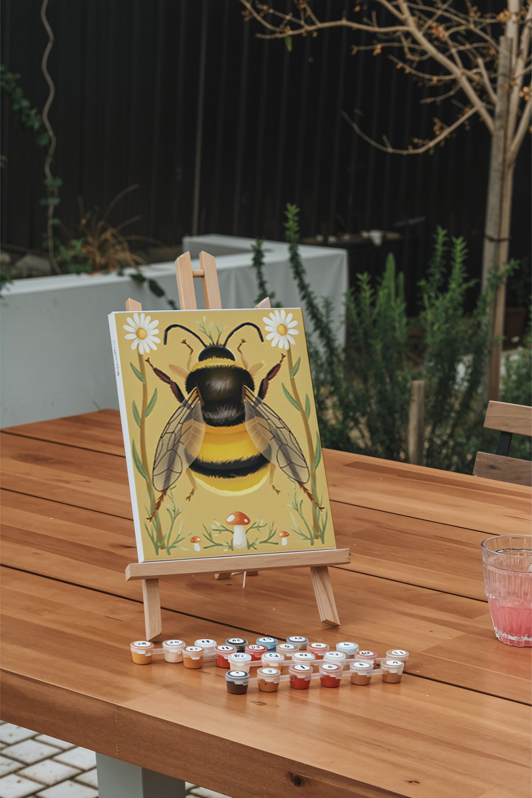 Måla efter siffror - 6 minimålningar | Insektsutgåva-set