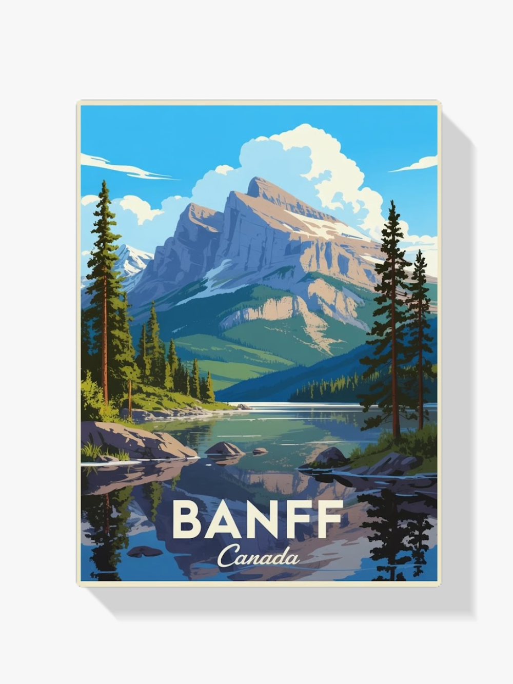Måla efter siffror - Banff, Kanada