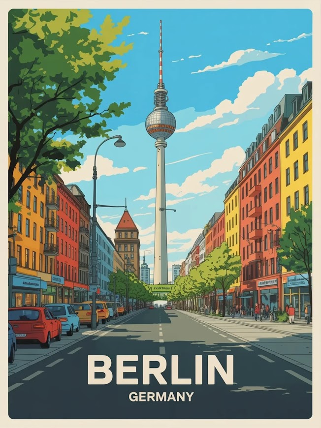 Malen nach Zahlen – Berlin, Deutschland (2)