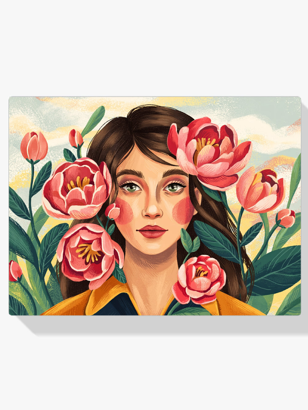 Måla efter siffror - Blommande skönhet