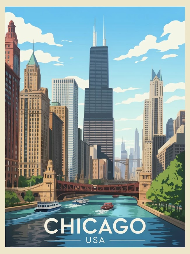 Malen nach Zahlen – Chicago, USA (2)