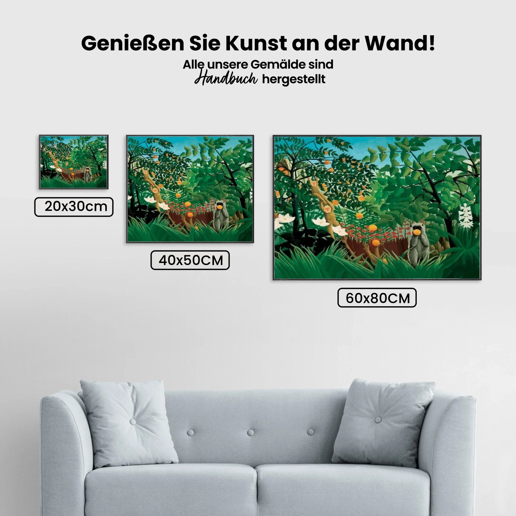 Malen nach Zahlen – Exotische Landschaft