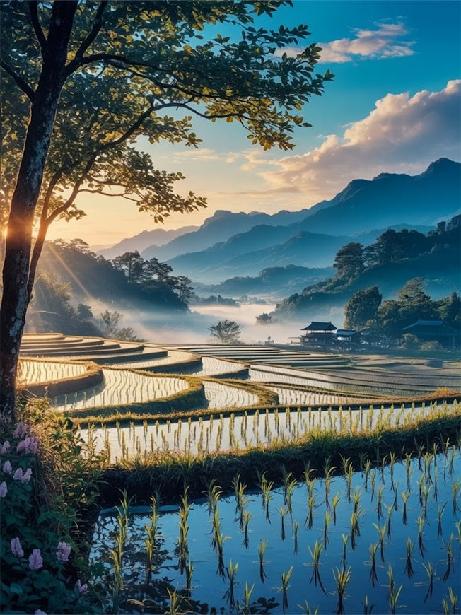 Måla efter siffror - Fields of Serenity