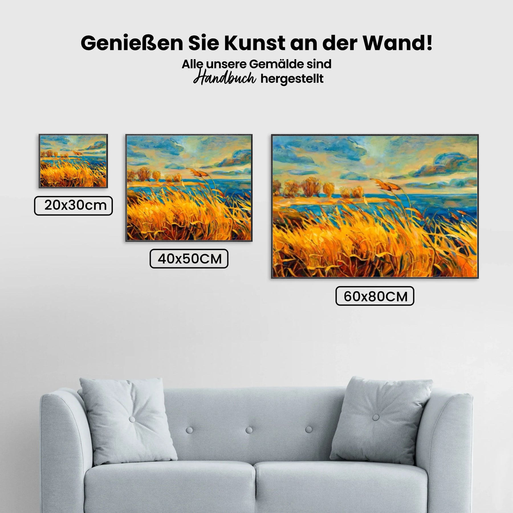 Malen nach Zahlen – Goldene Felder