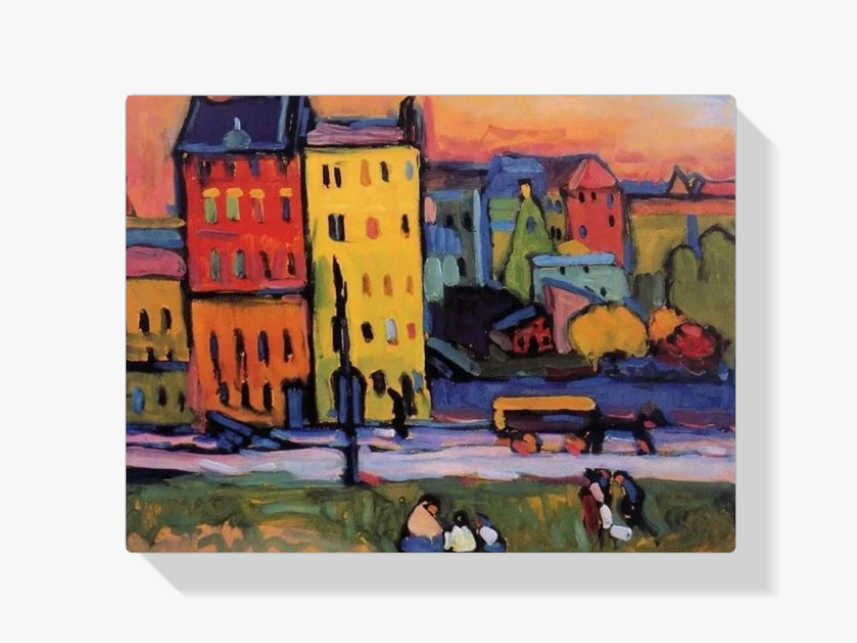 Malen nach Zahlen - Häuser in München