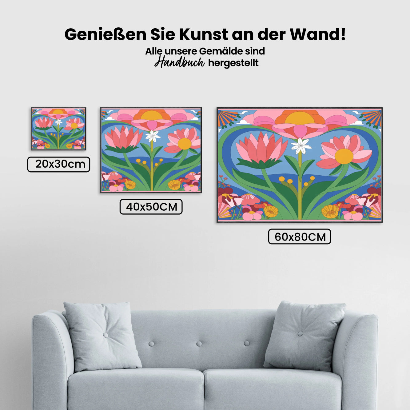 Måla efter siffror - Inre blomning av fred