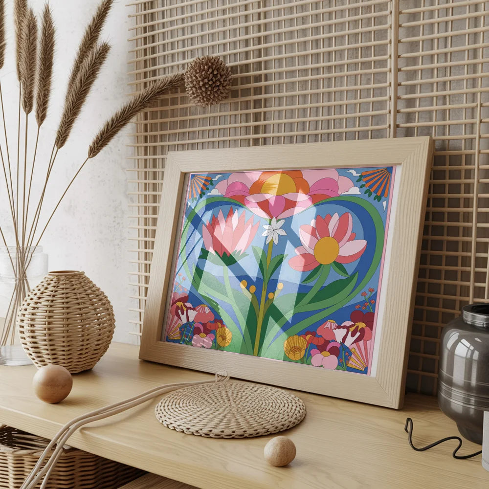 Måla efter siffror - Inre blomning av fred