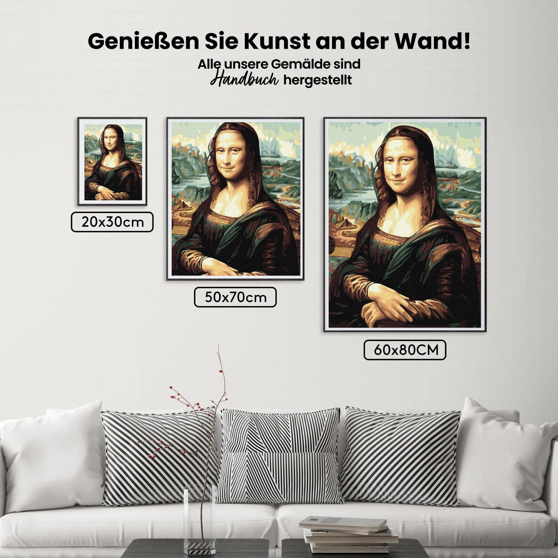 Malen nach Zahlen - Mona Lisas Lächeln