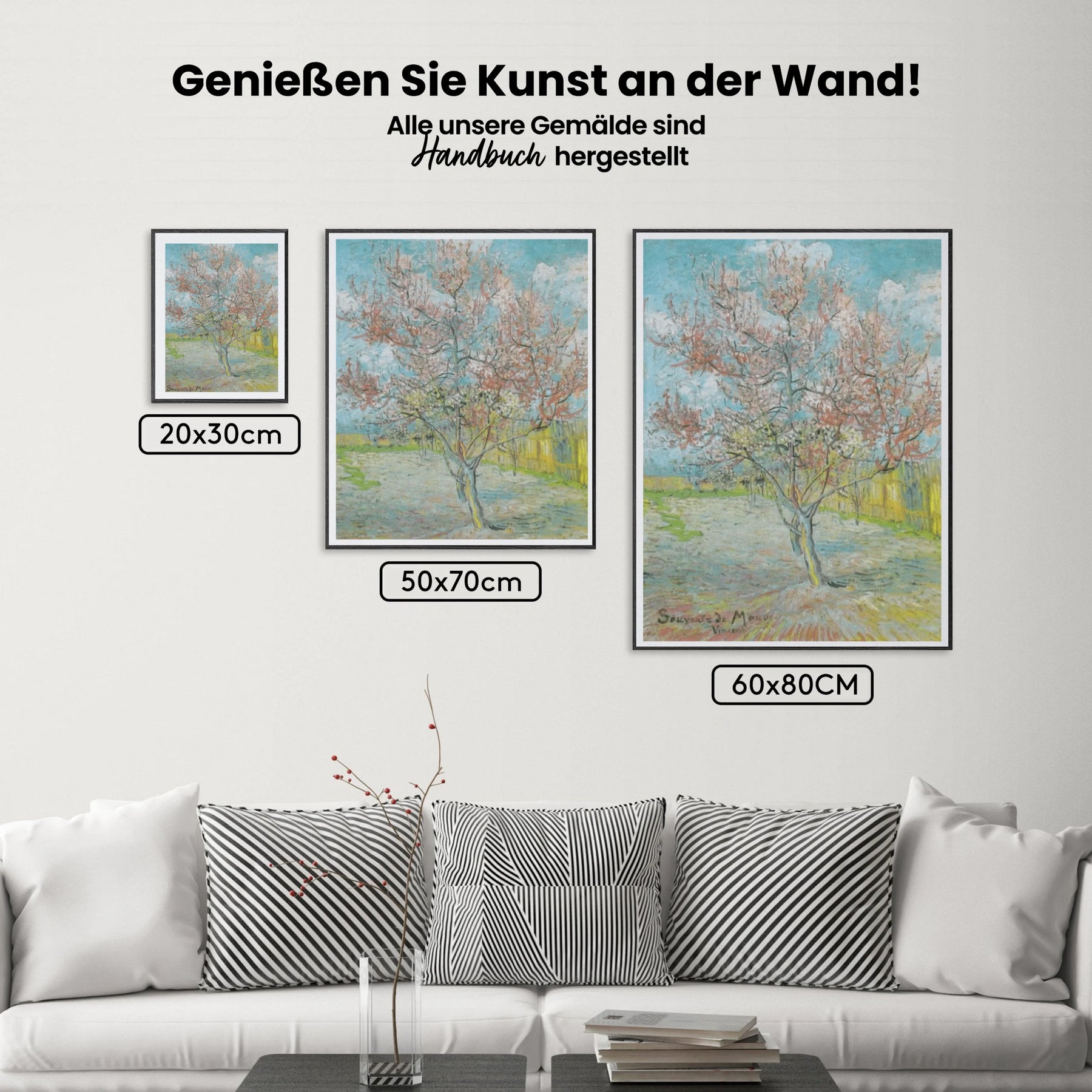 Malen nach Zahlen - Pfirsichbaum