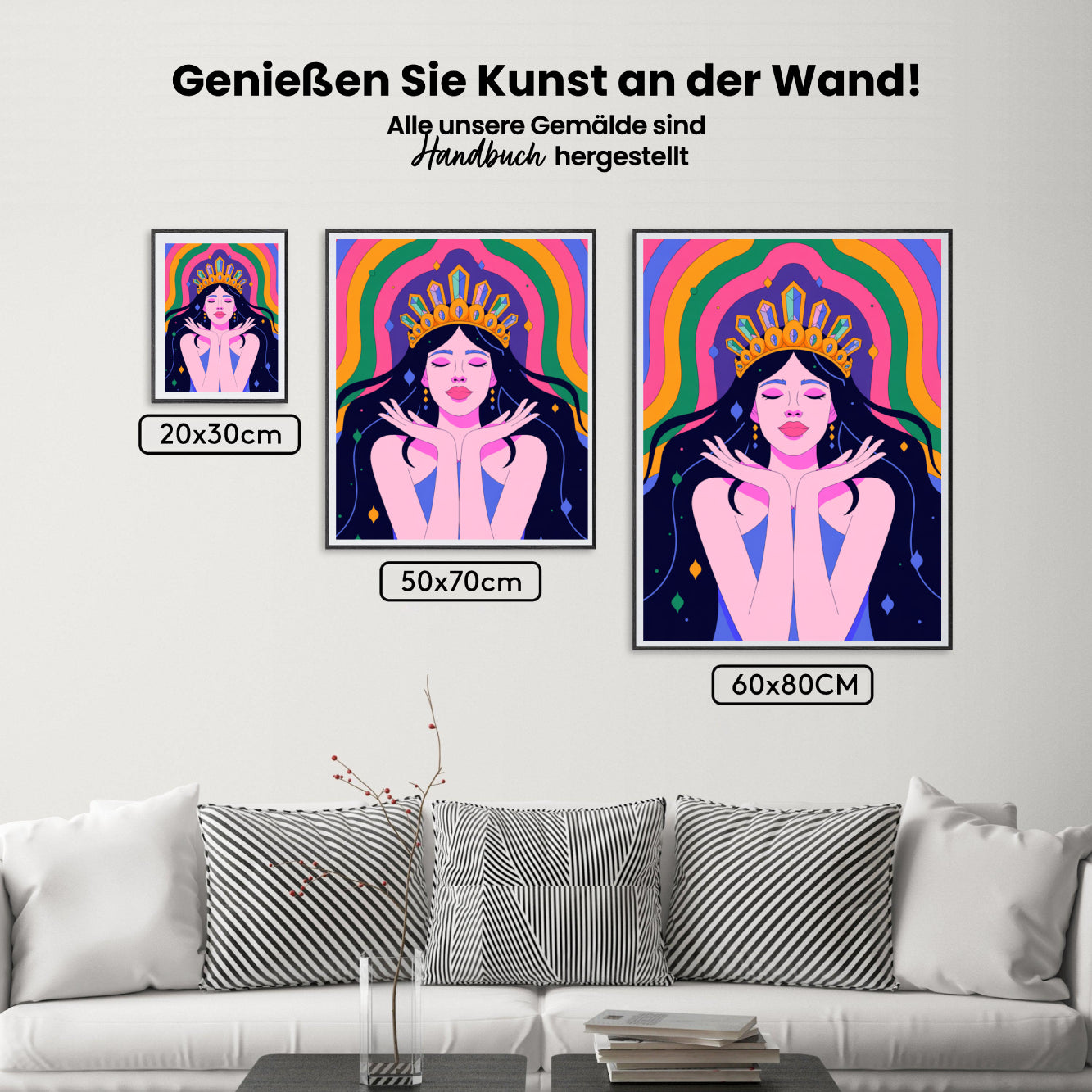 Måla efter siffror - Rainbow Empress