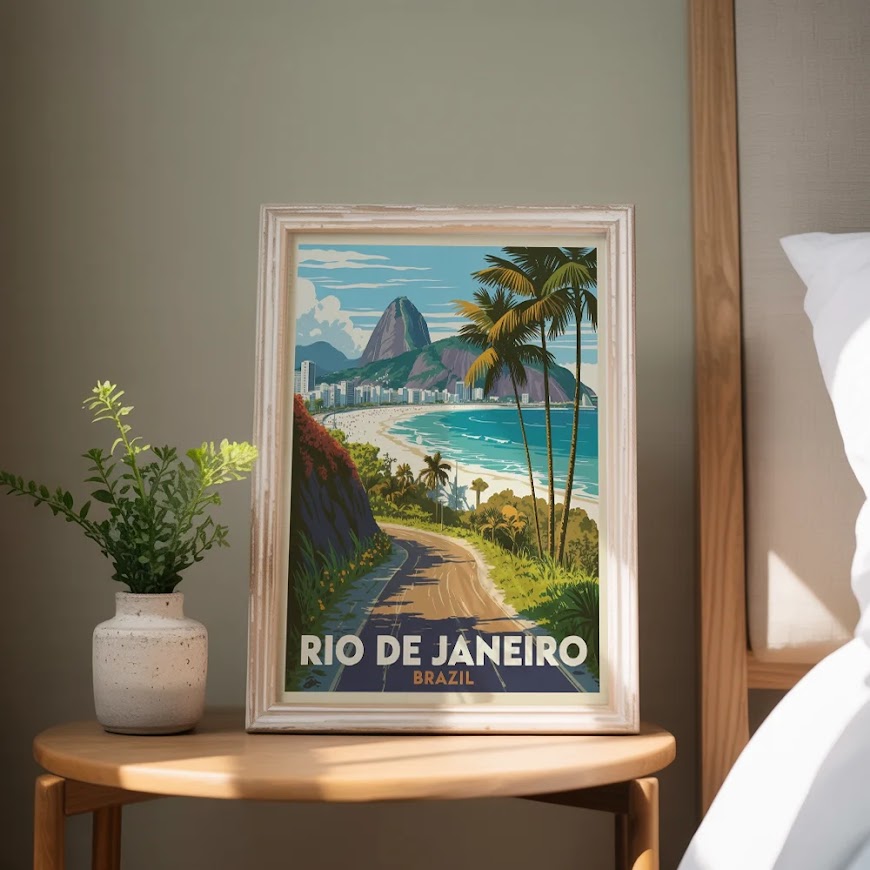 Måla efter siffror - Rio, Brasilien