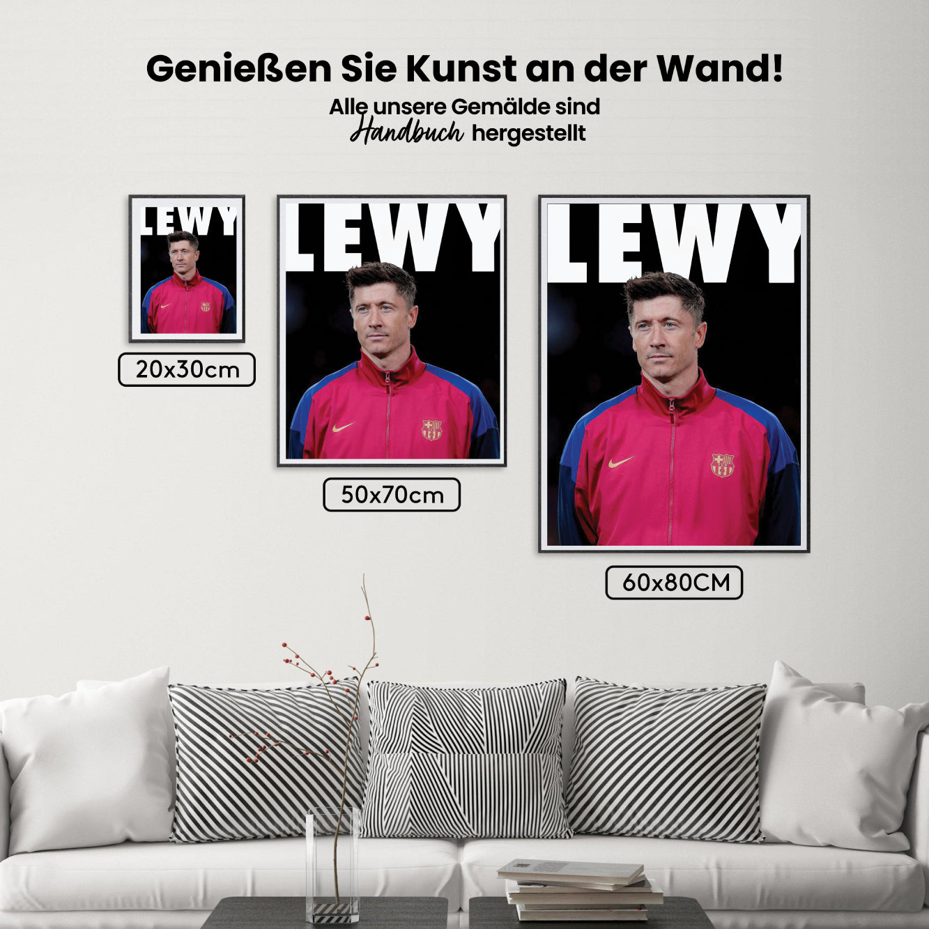 Måla efter siffror - Robert Lewandowski