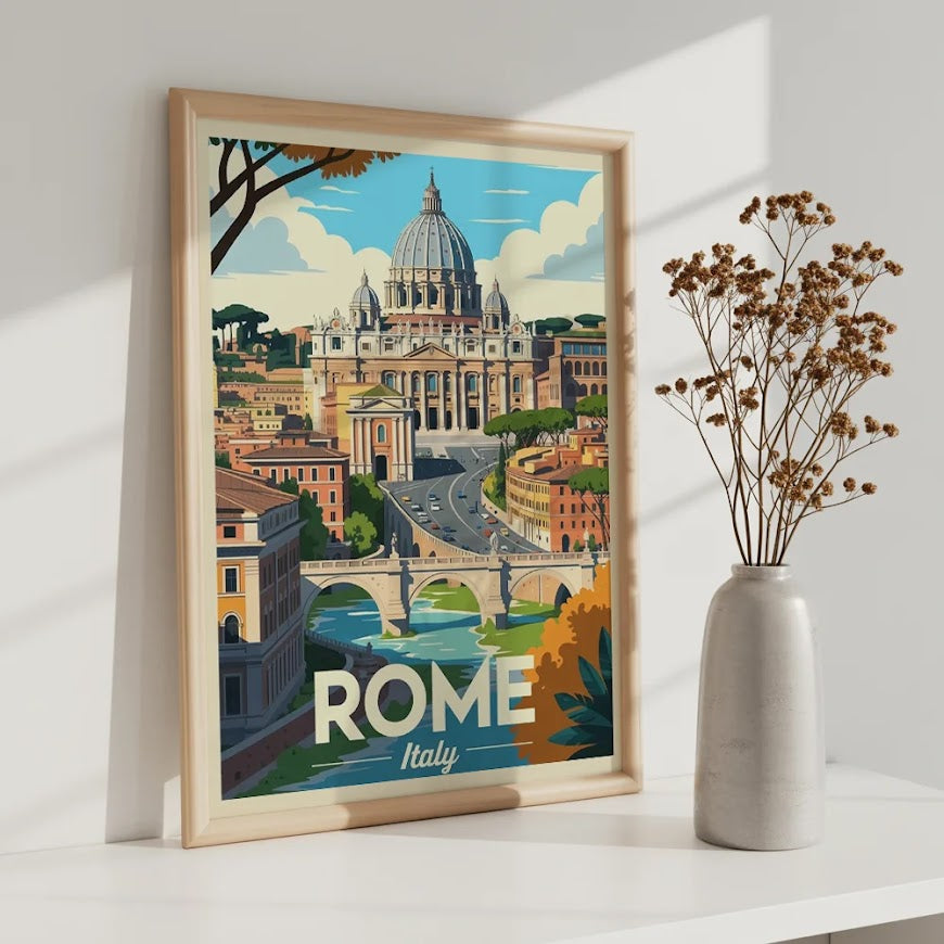 Måla efter siffror - Rom, Italien