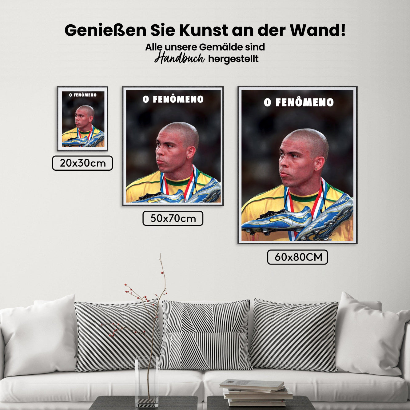 Målning av Numbers - Ronaldo Luís Nazário de Lima