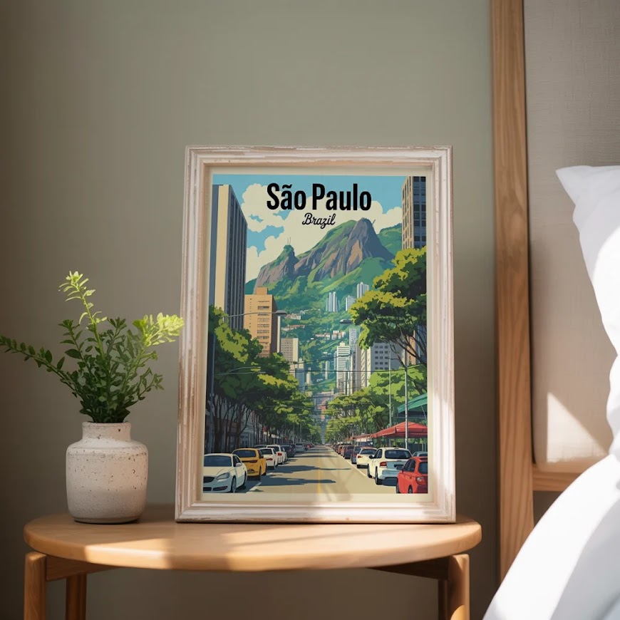 Måla efter siffror - São Paulo, Brasilien