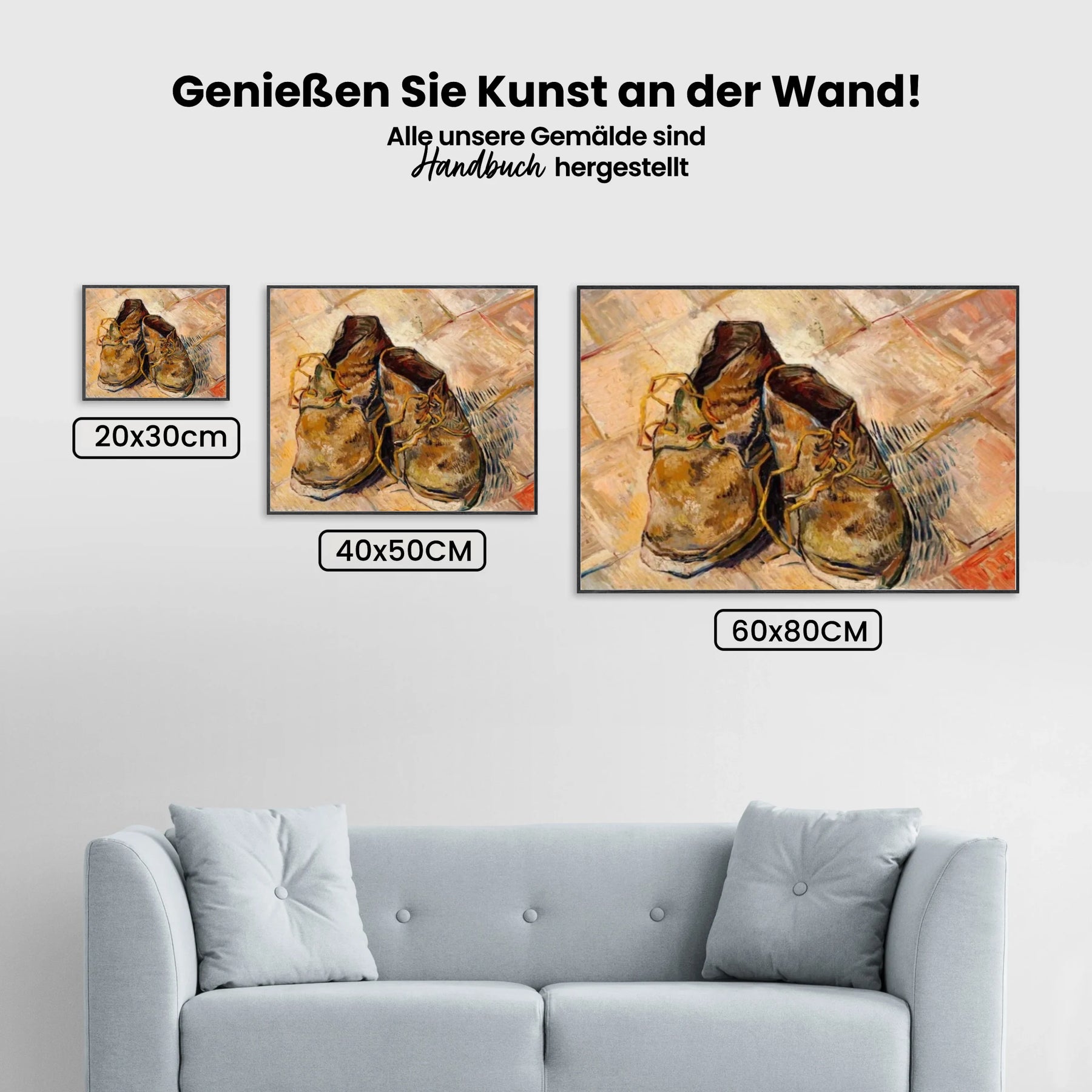 Malen nach Zahlen - Schuhe