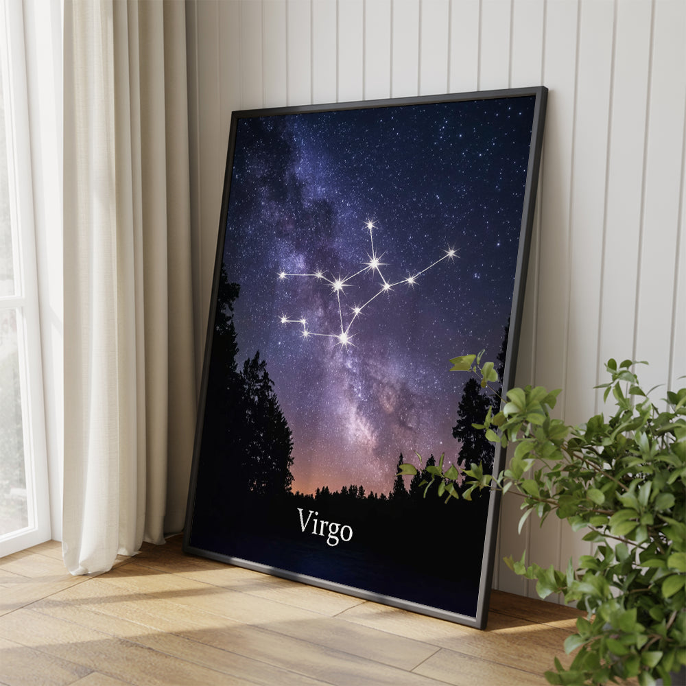 Måla efter siffror - Stjärntecken - Jungfrun