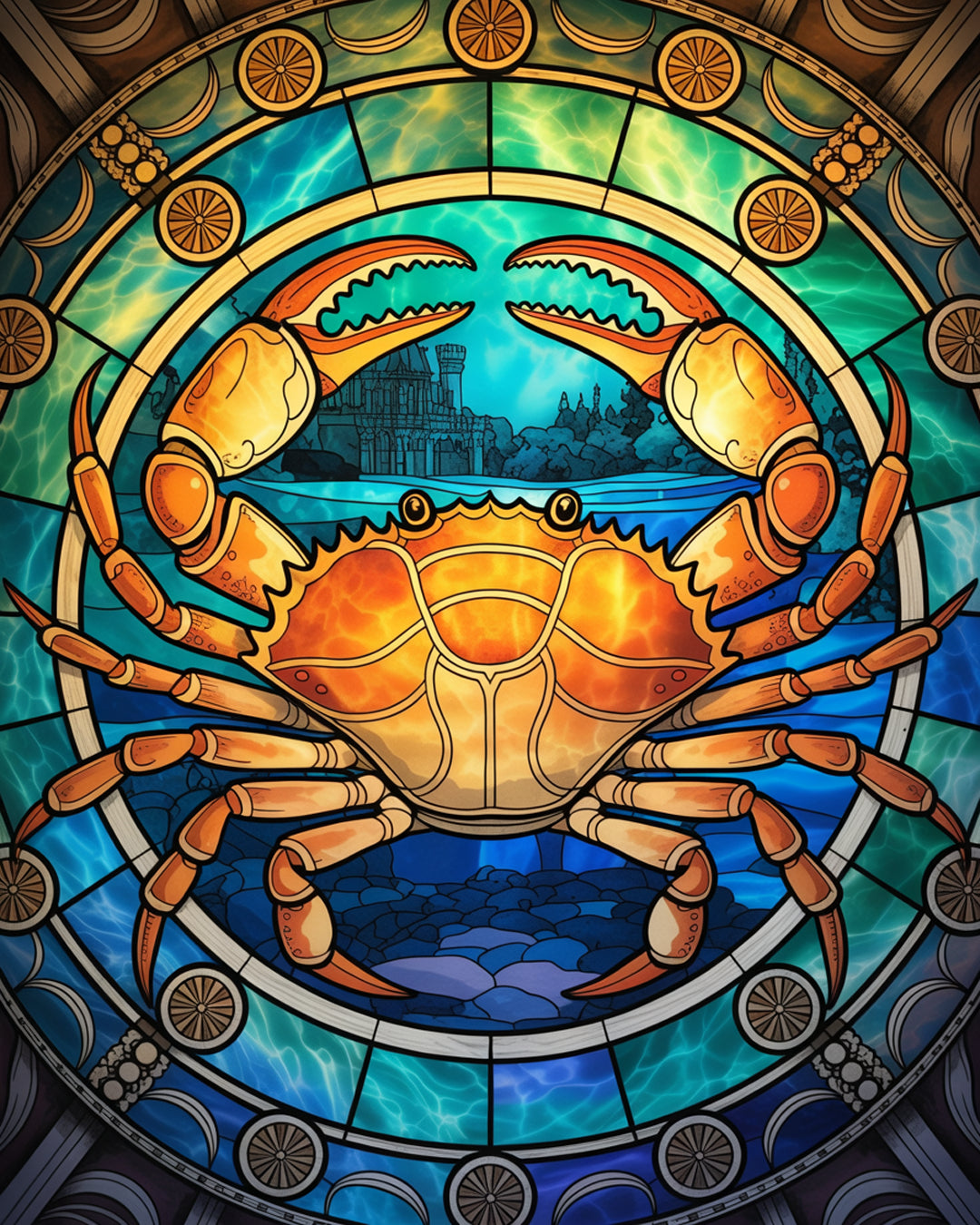 Malen nach Zahlen – Sternzeichen – Krebs-6 (4)